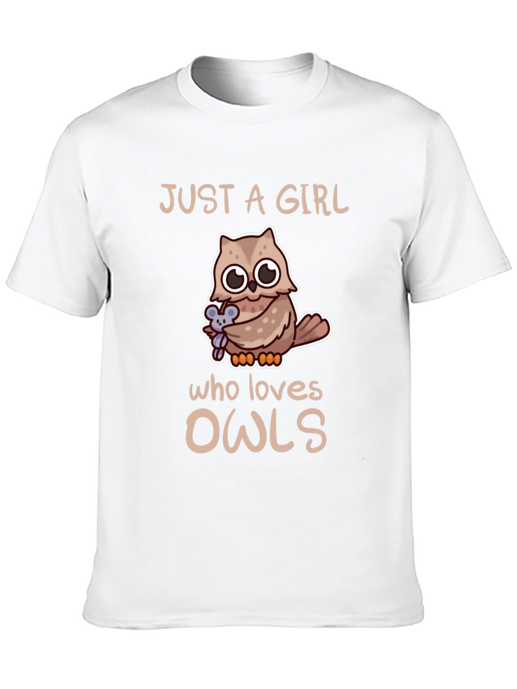 Just a Girl Who Loves Owls T-Shirt