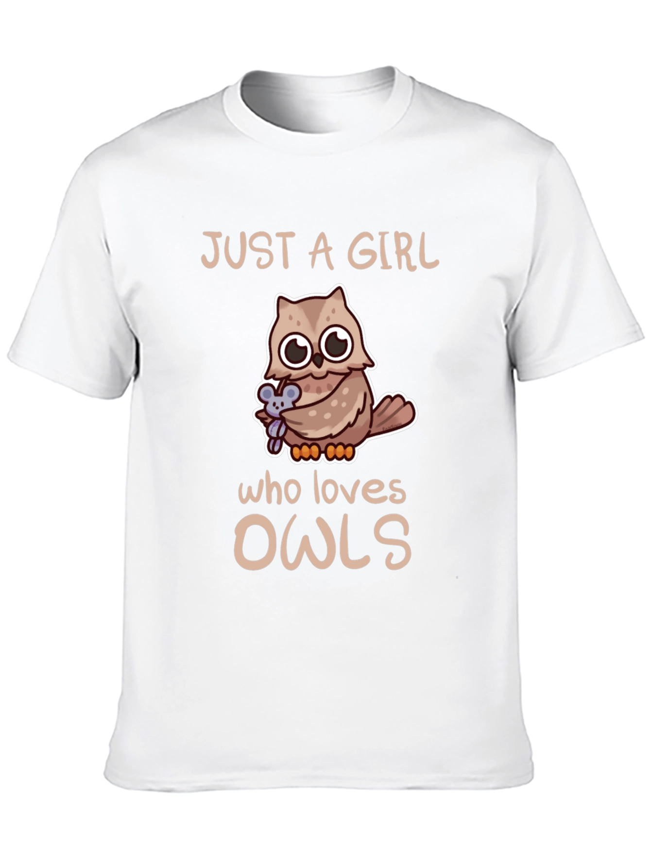 Just a Girl Who Loves Owls T-Shirt