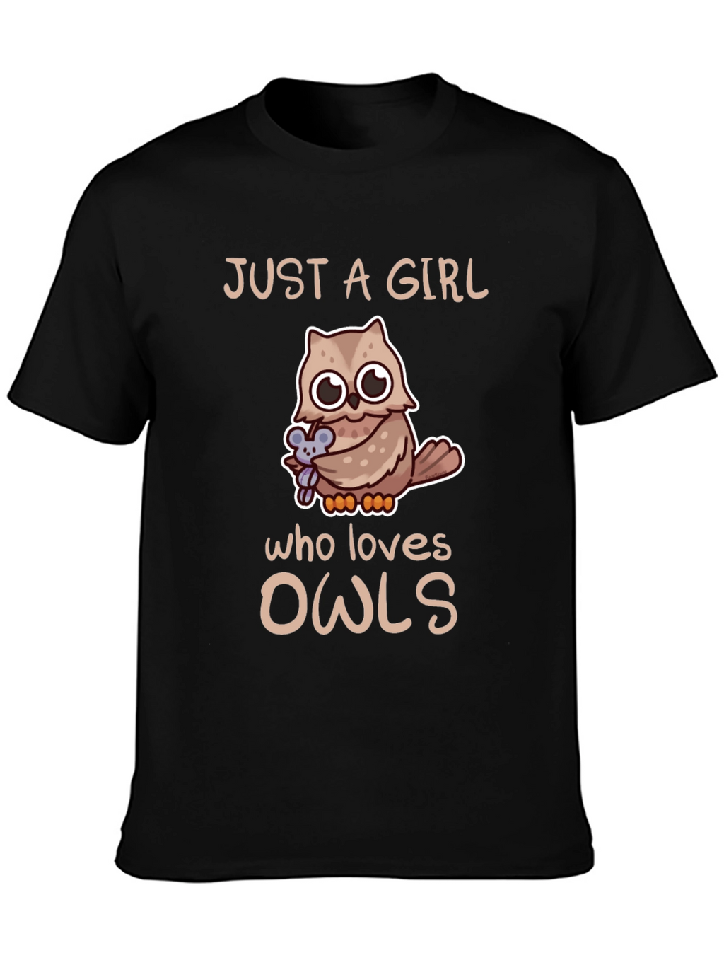 Just a Girl Who Loves Owls T-Shirt