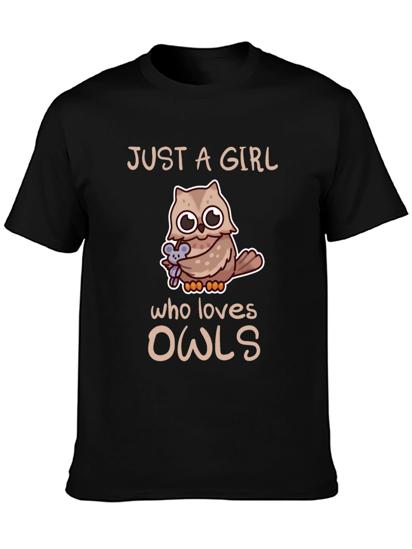 Just a Girl Who Loves Owls T-Shirt