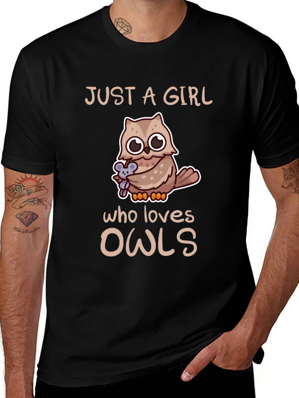 Just a Girl Who Loves Owls T-Shirt