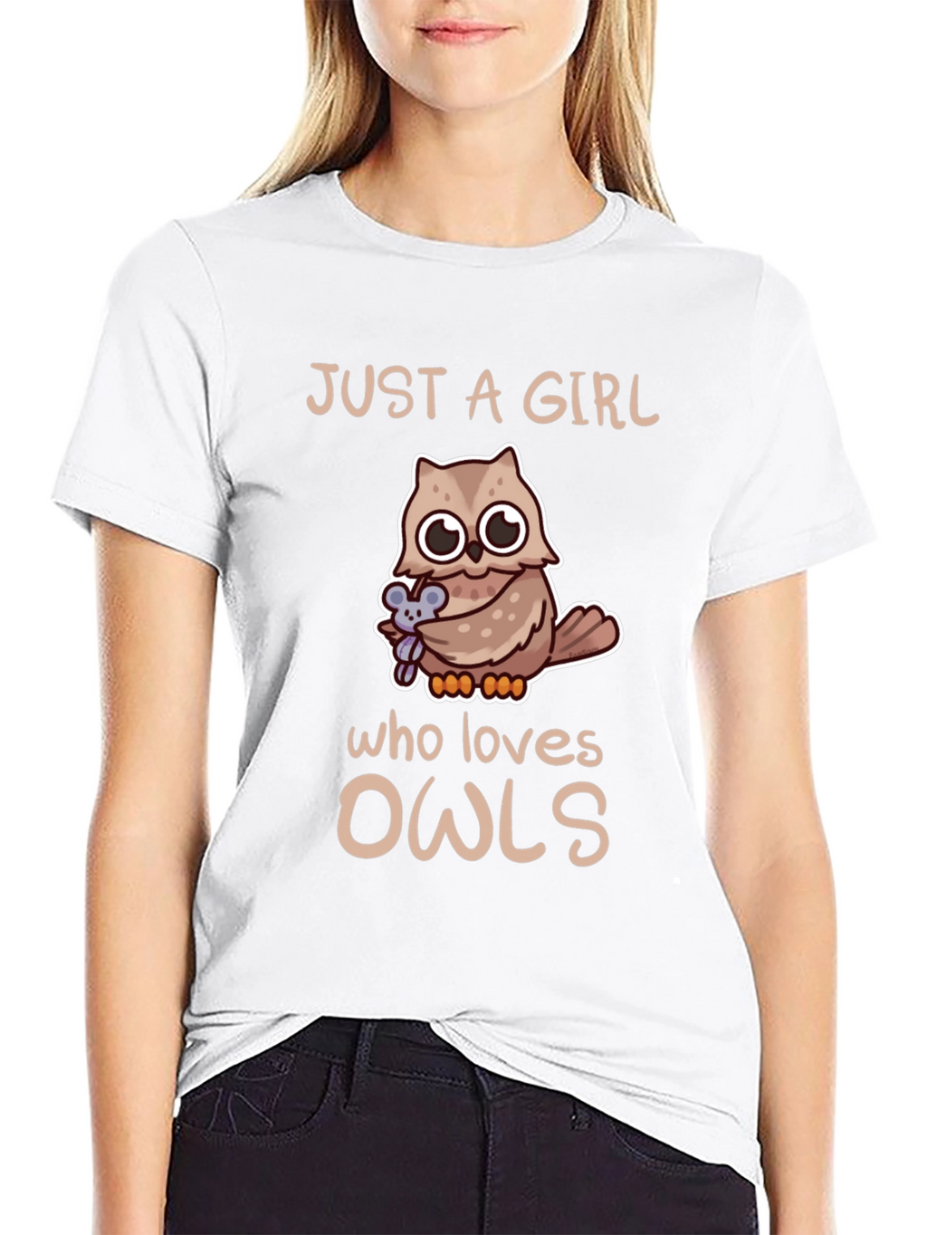 Just a Girl Who Loves Owls T-Shirt