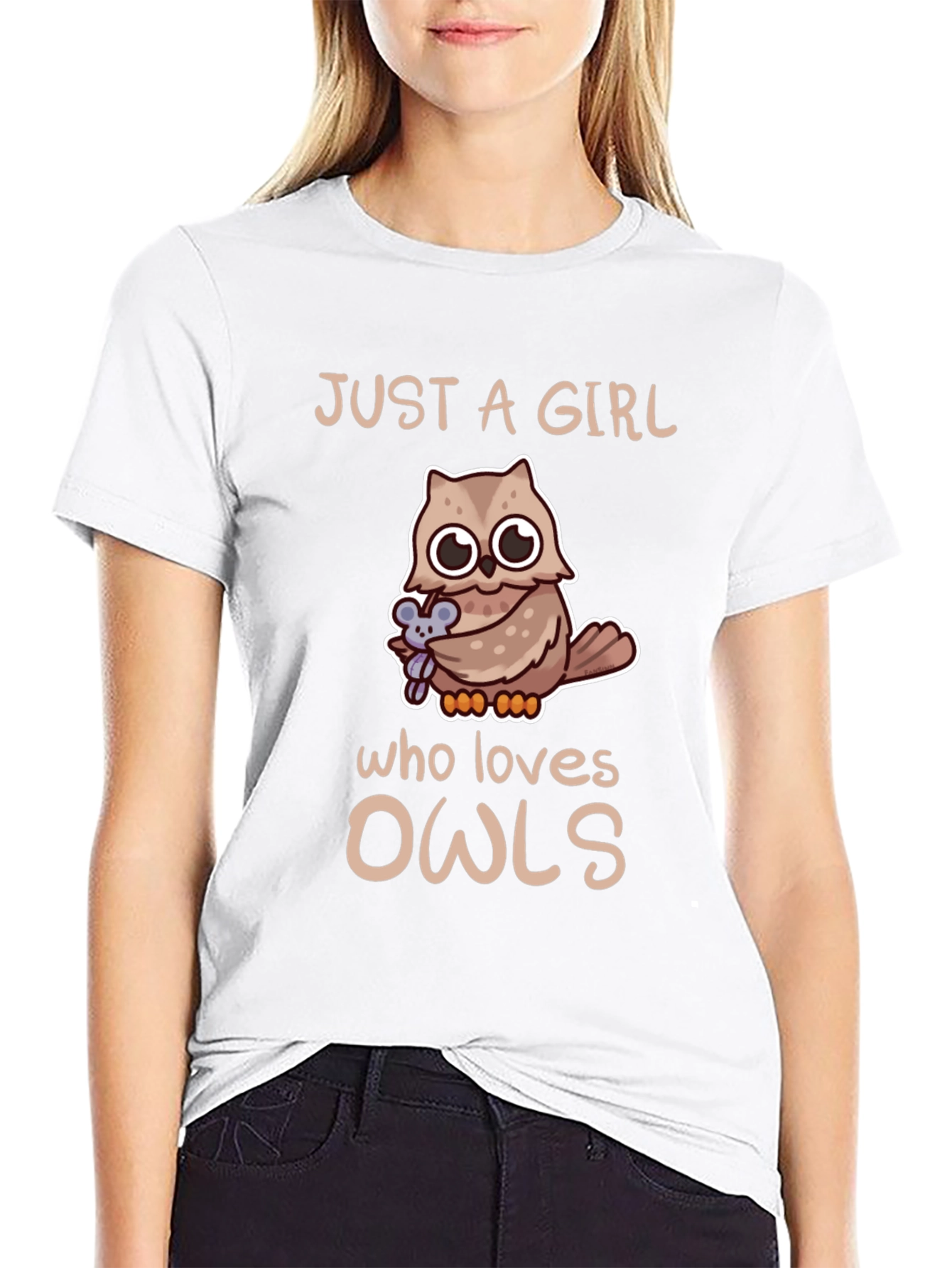 Just a Girl Who Loves Owls T-Shirt
