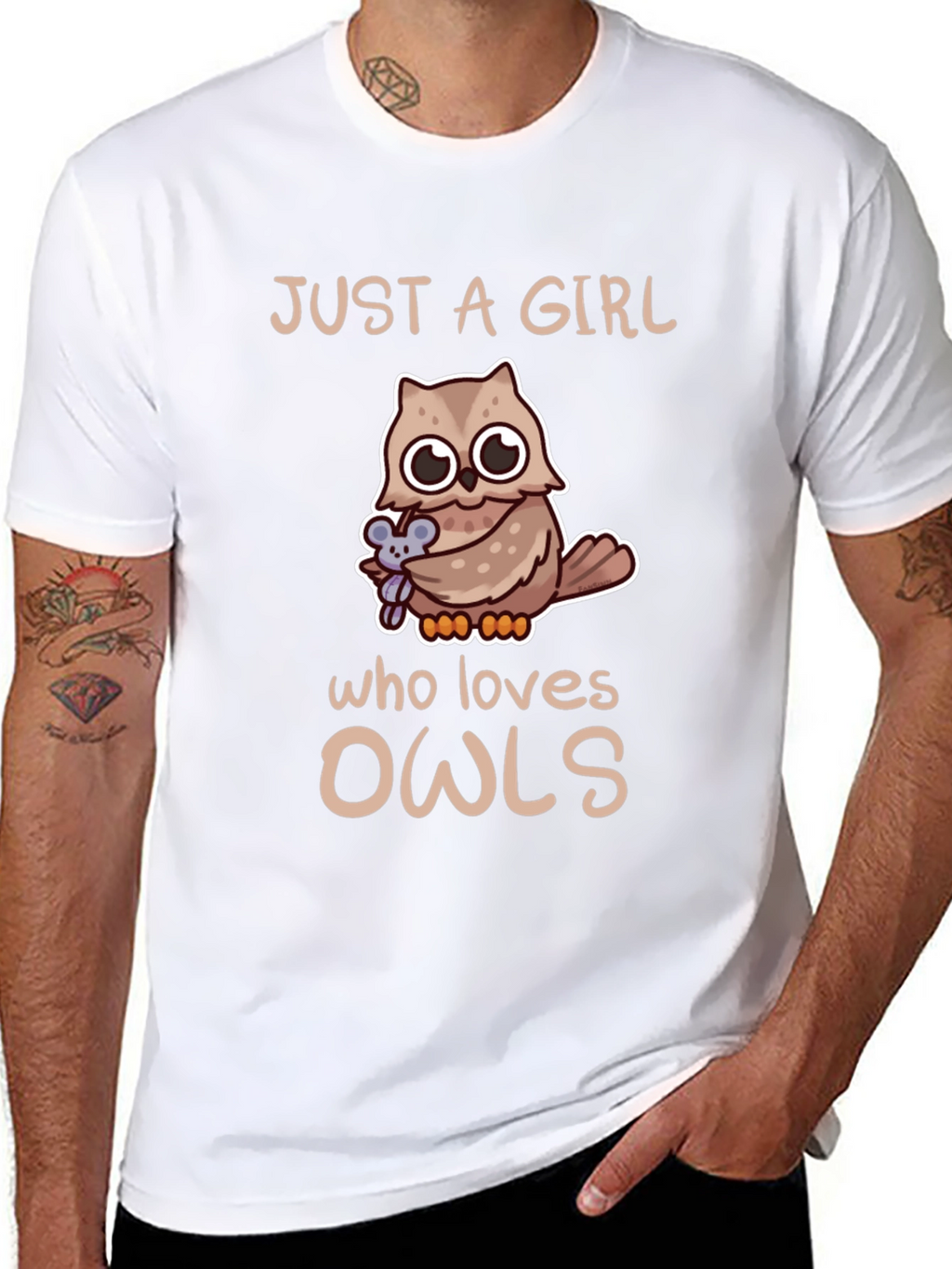Just a Girl Who Loves Owls T-Shirt