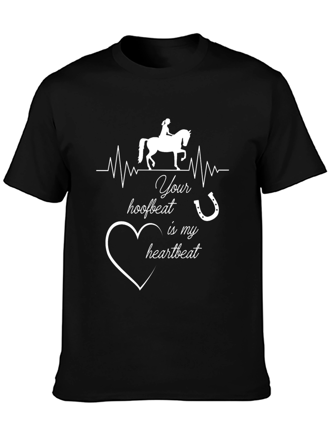 Equestrian Heartbeat Graphic Tee