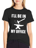 Blacksmith Office T-Shirt - Hammer and Anvil Design