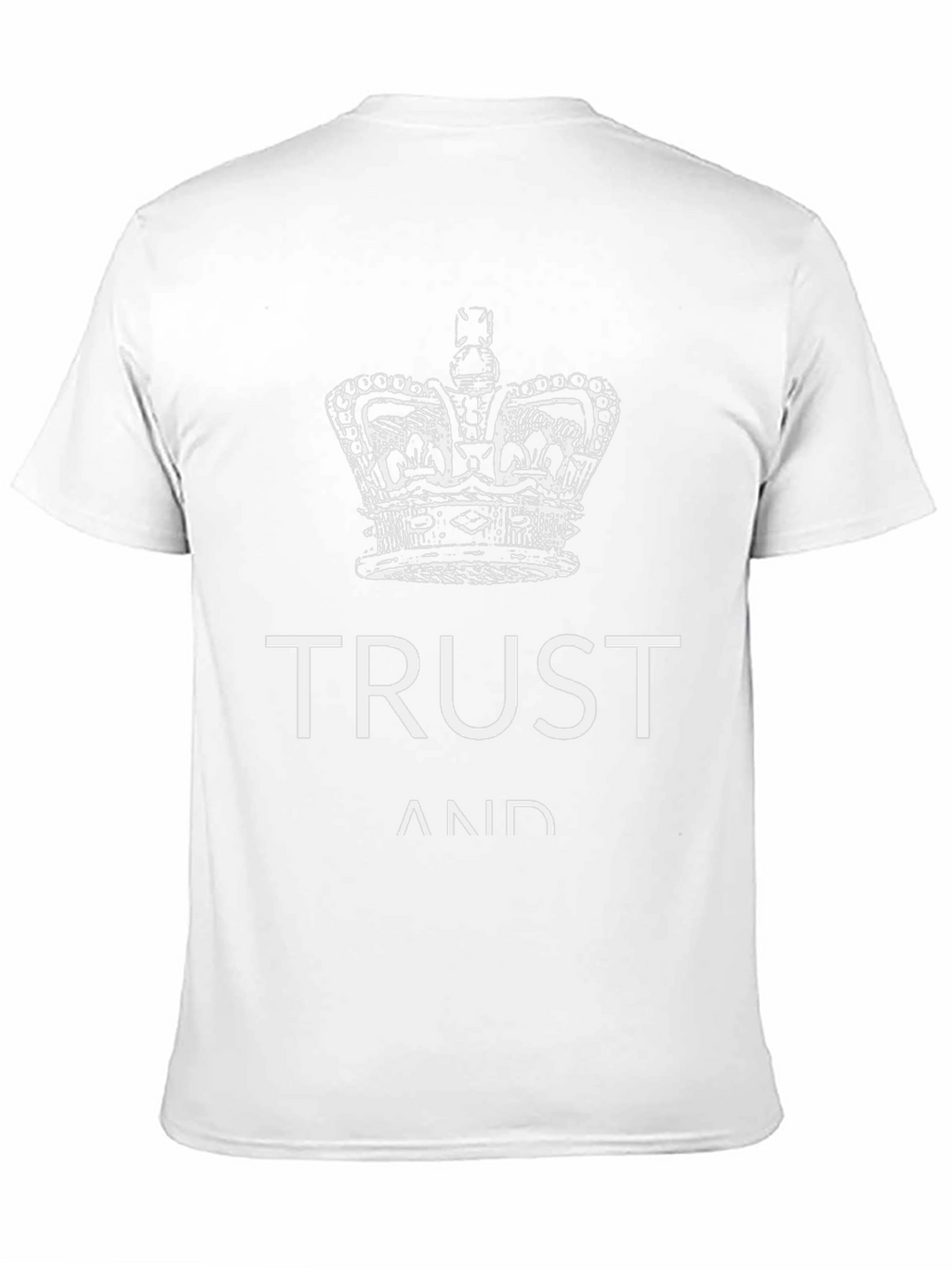 Trust And Tee - Crown Graphic Black T-Shirt