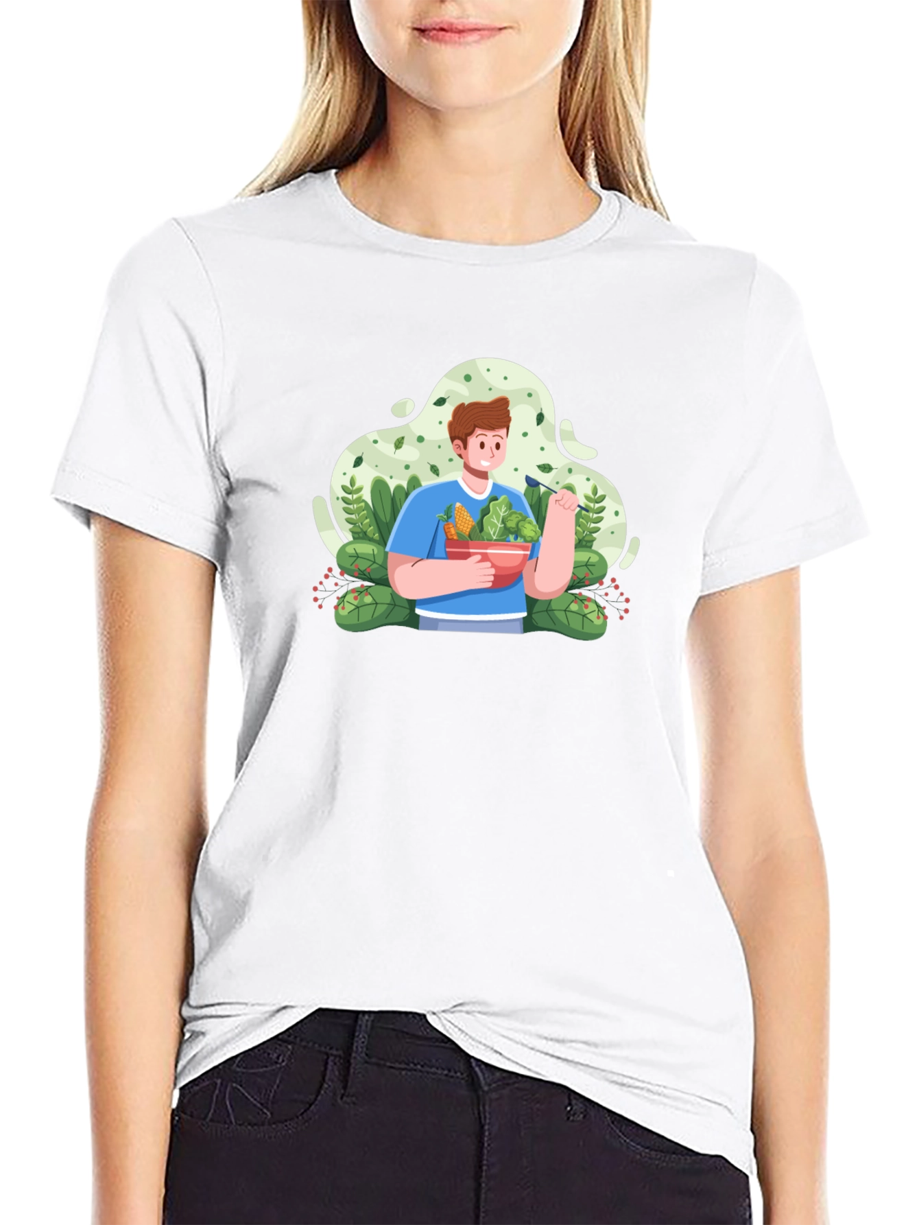 Eat Your Veggies Graphic T-Shirt