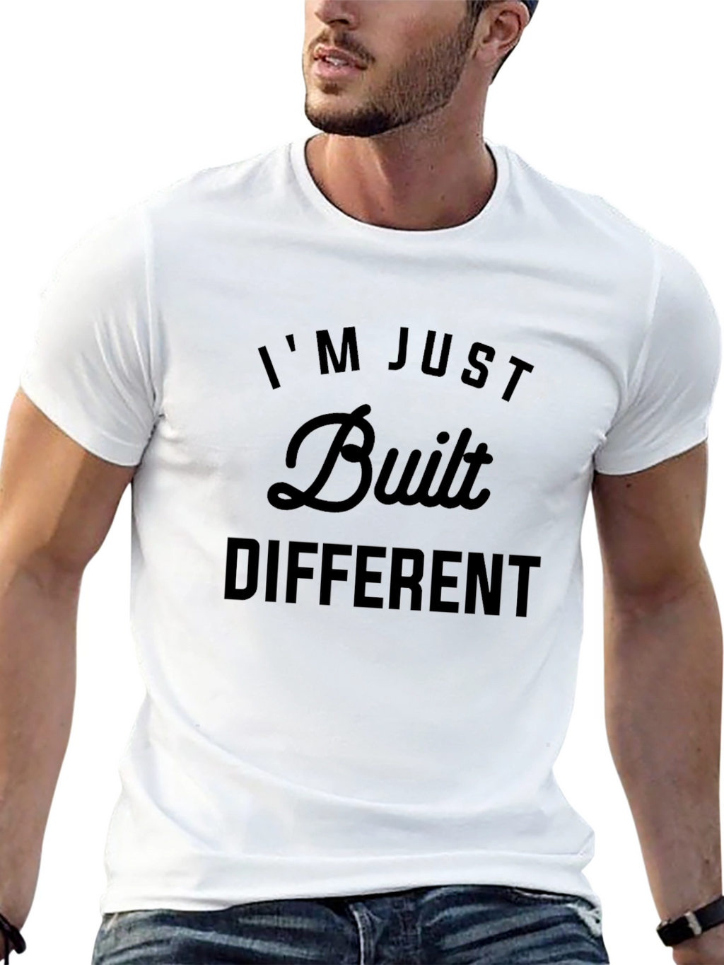 Im Just Built Different T-Shirt - Black