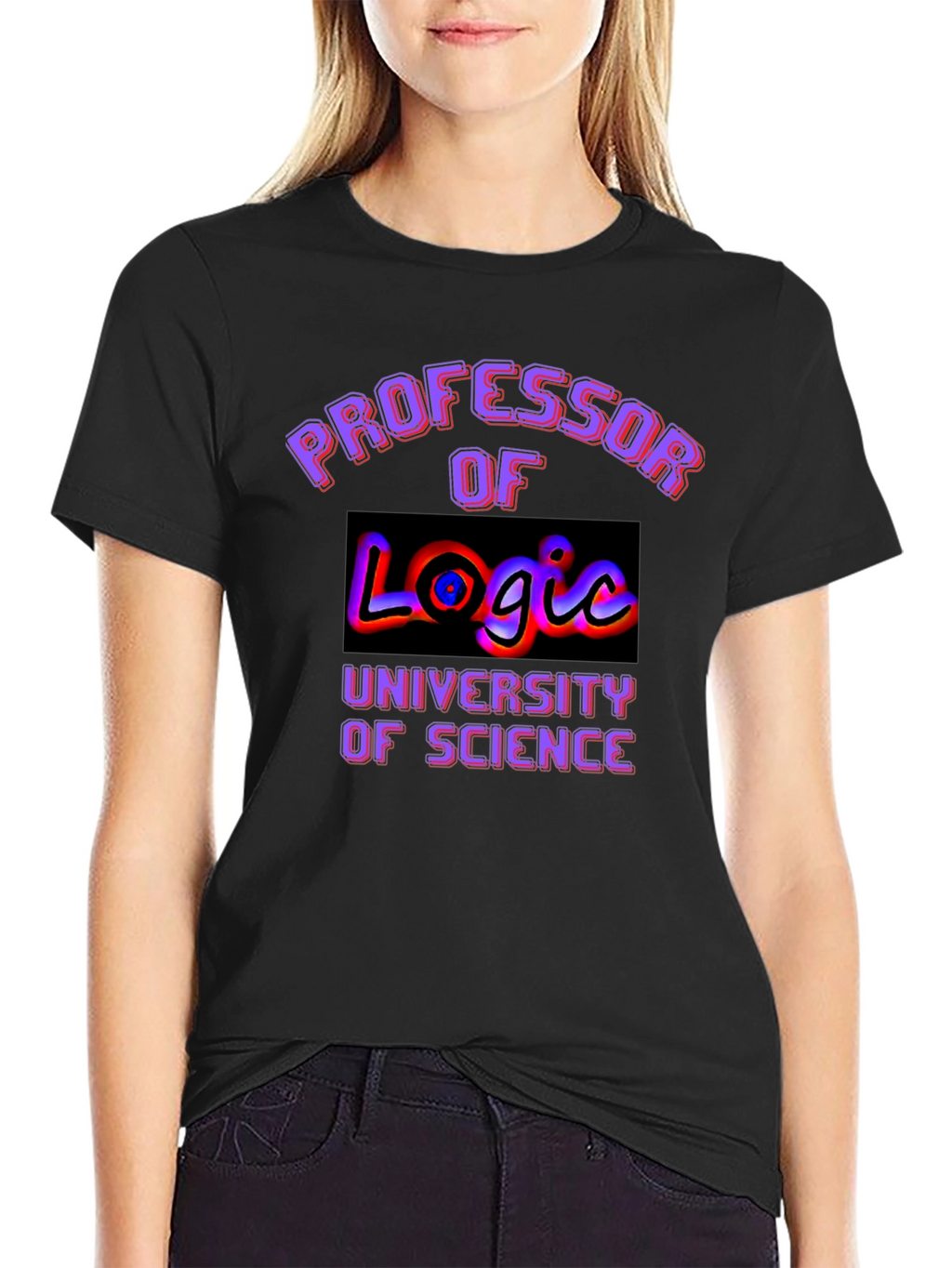 Professor of Logic University Science Graphic T-Shirt