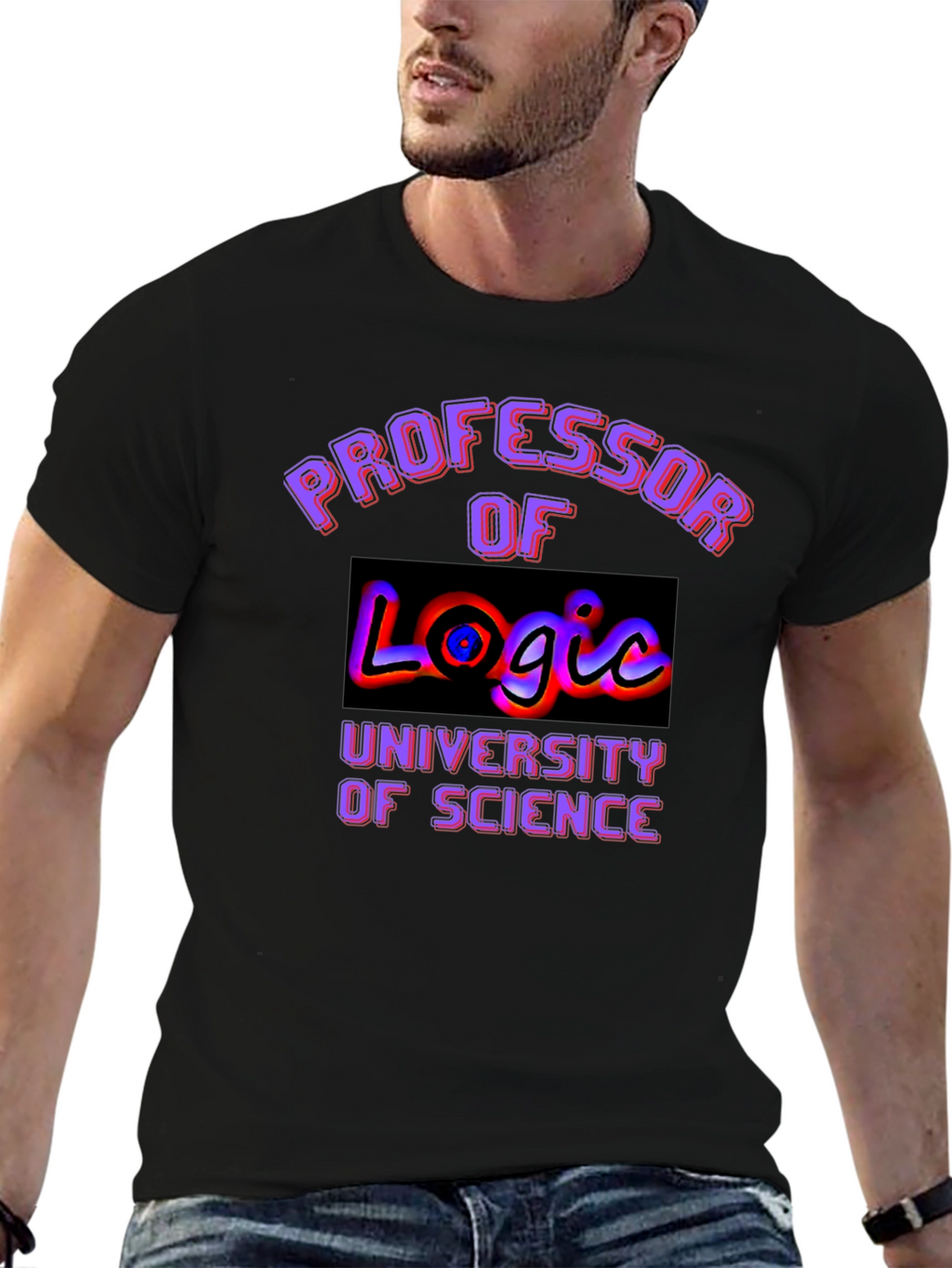 Professor of Logic University Science Graphic T-Shirt