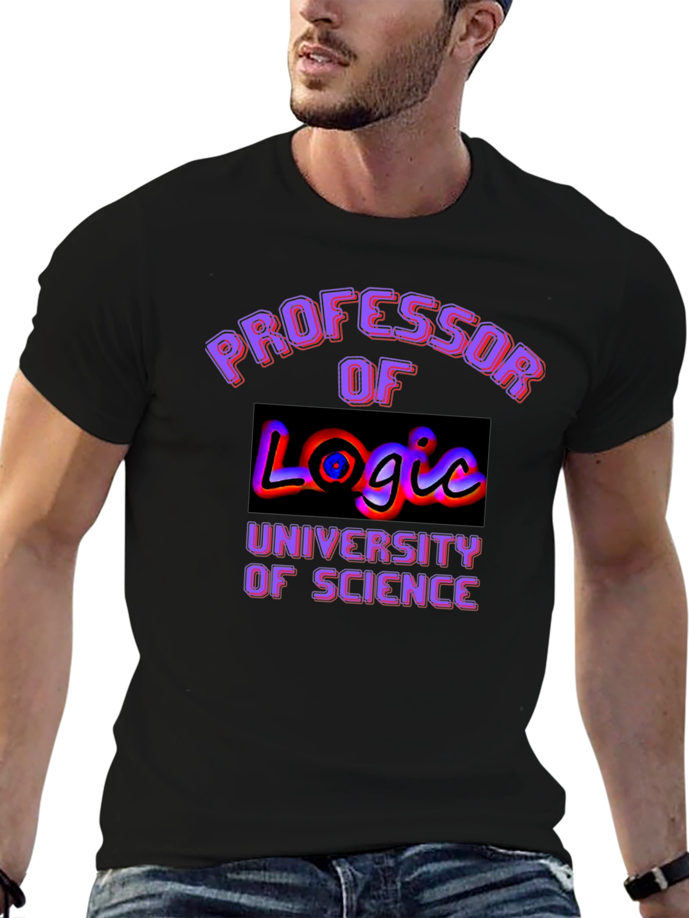 Professor of Logic University Science Graphic T-Shirt