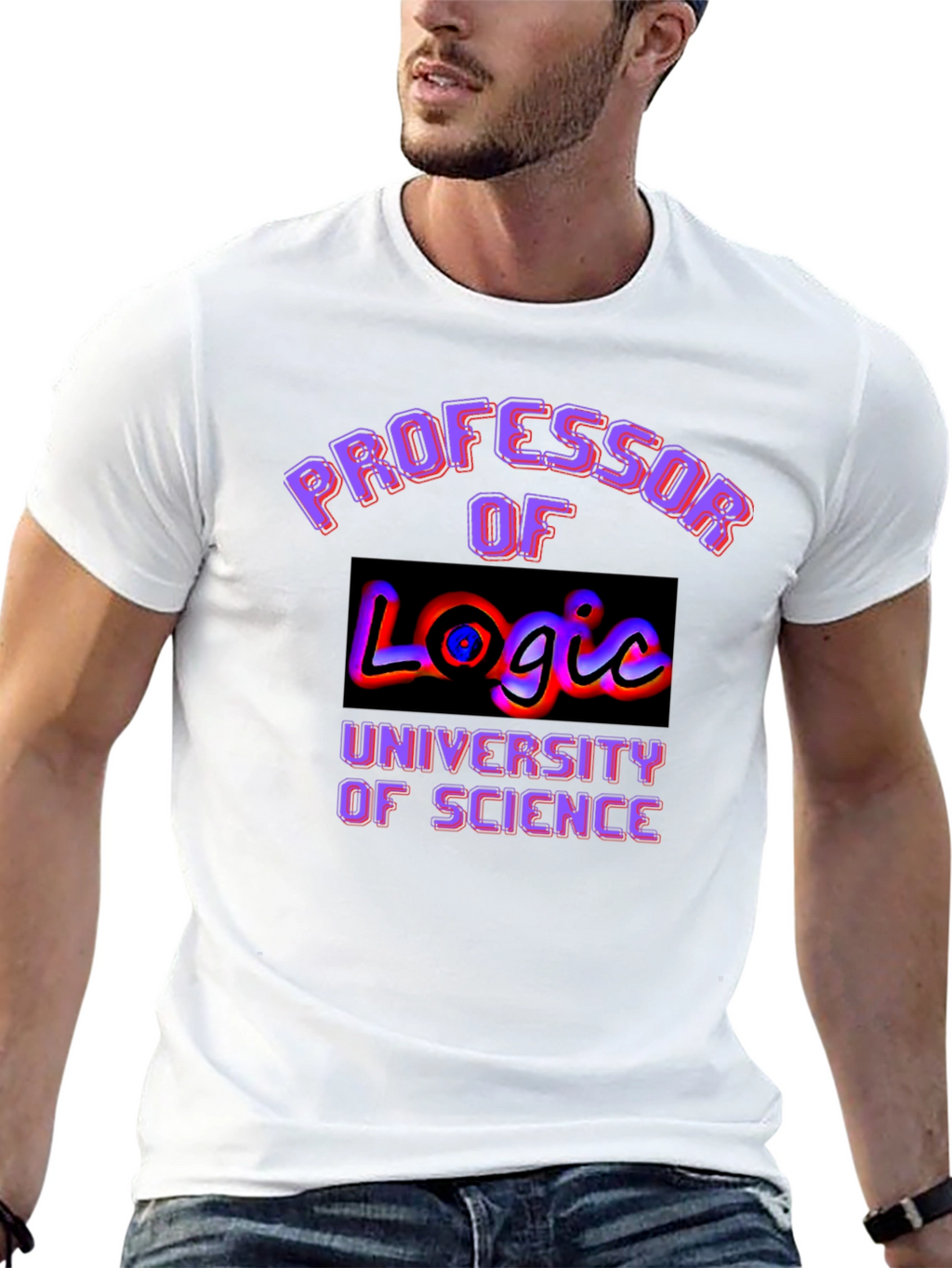 Professor of Logic University Science Graphic T-Shirt