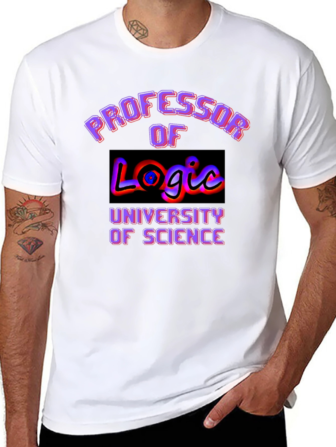 Professor of Logic University Science Graphic T-Shirt
