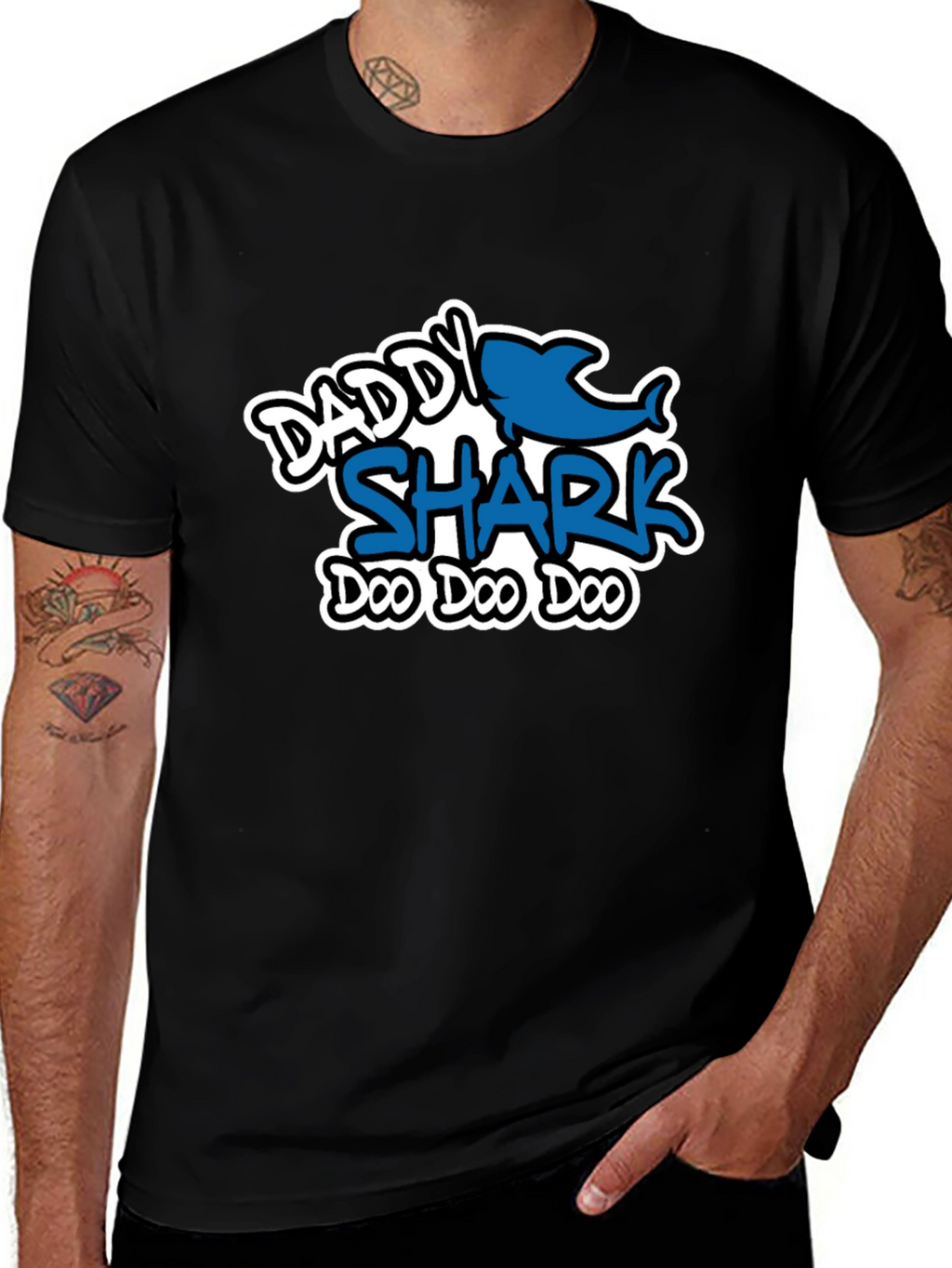 Daddy Shark Graphic Tee - Doo Doo Doo
