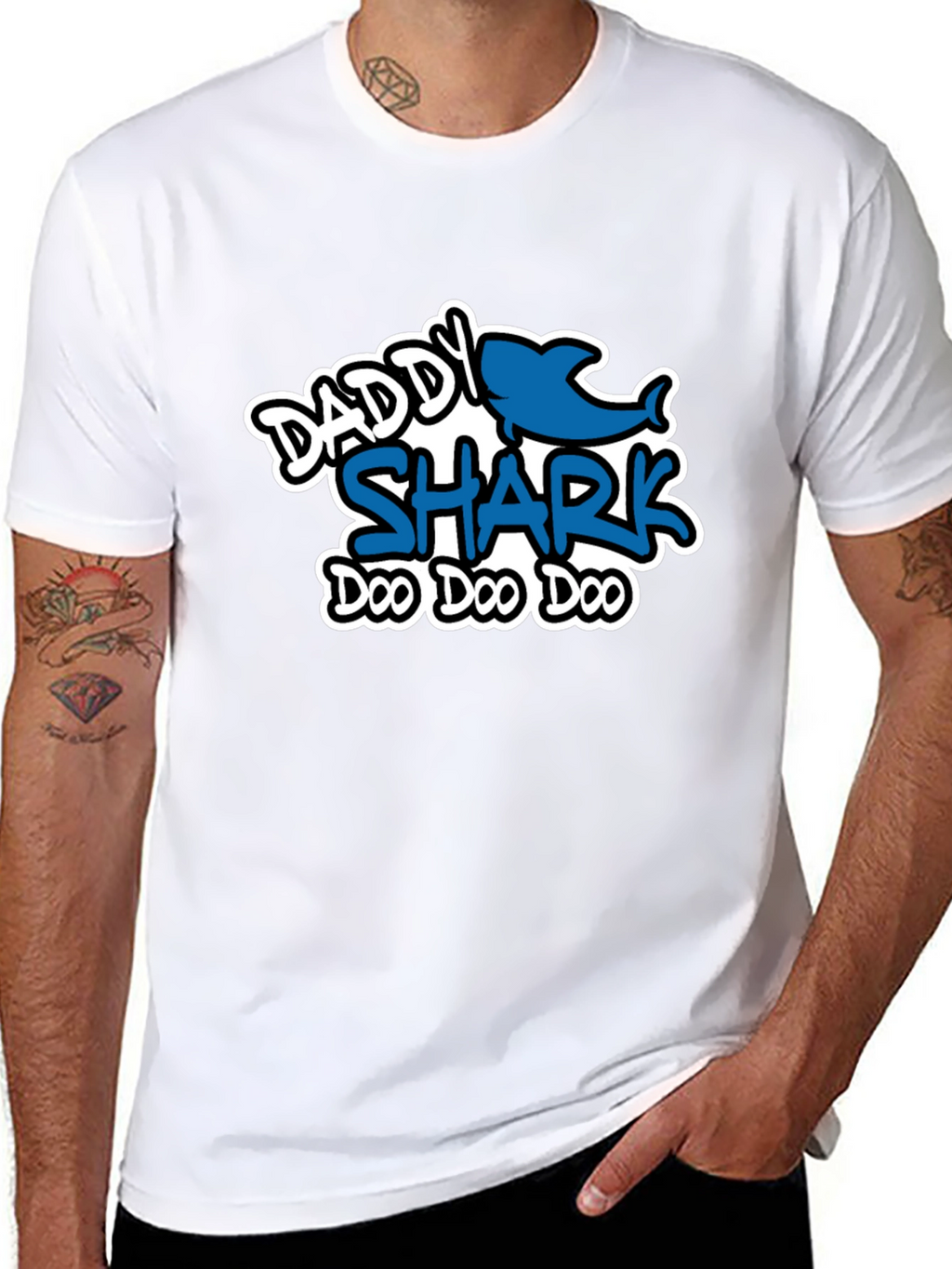 Daddy Shark Graphic Tee - Doo Doo Doo