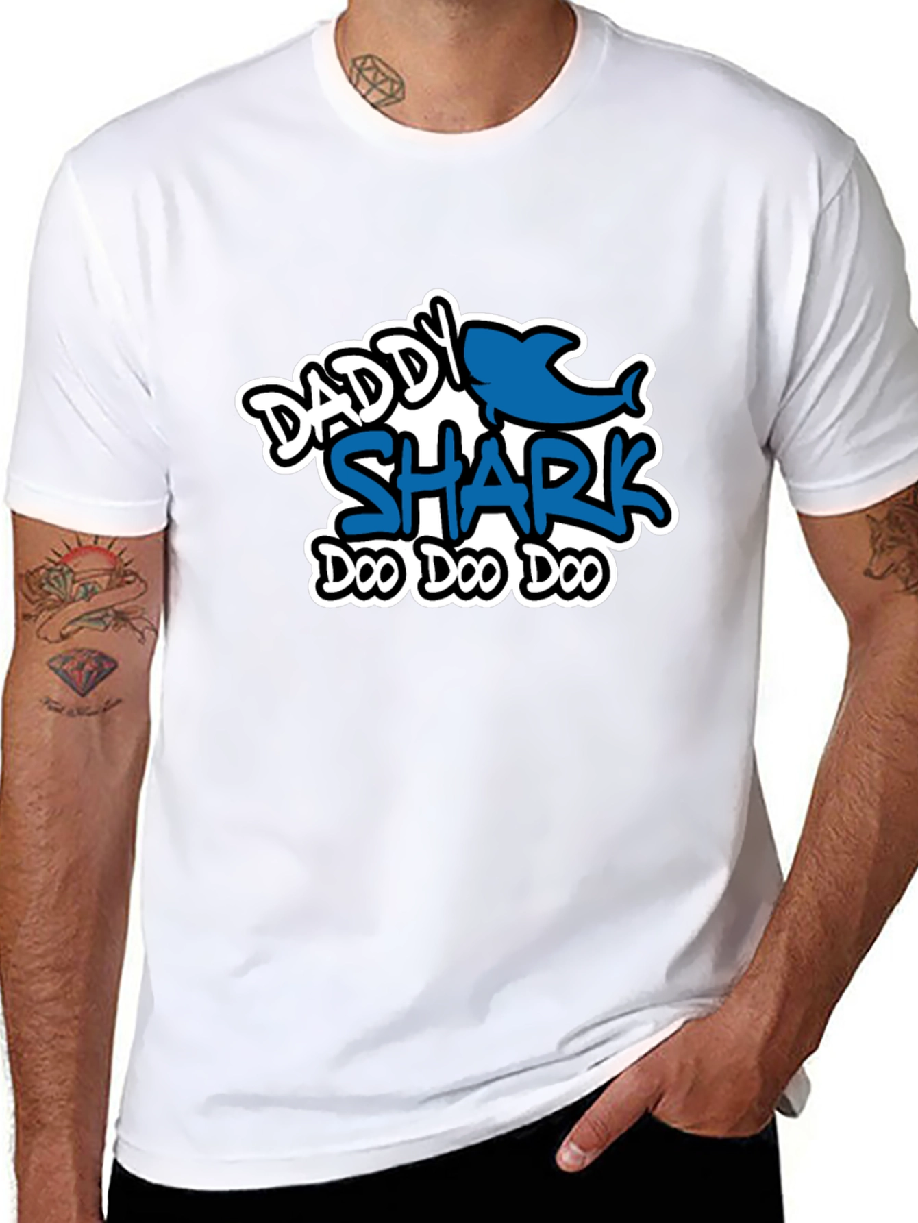 Daddy Shark Graphic Tee - Doo Doo Doo