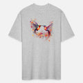 Pair of flying hummingbirds, Art Design