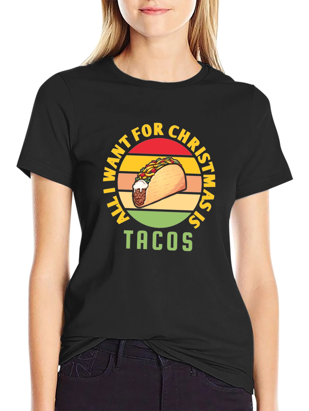 All I Want For Christmas Is Tacos T-Shirt