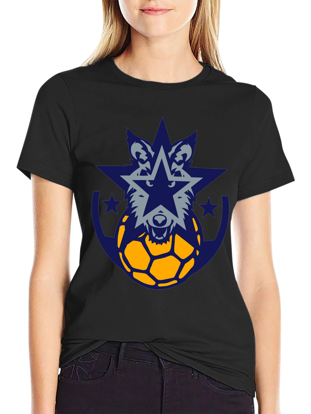 Wolf Star Soccer Graphic Tee