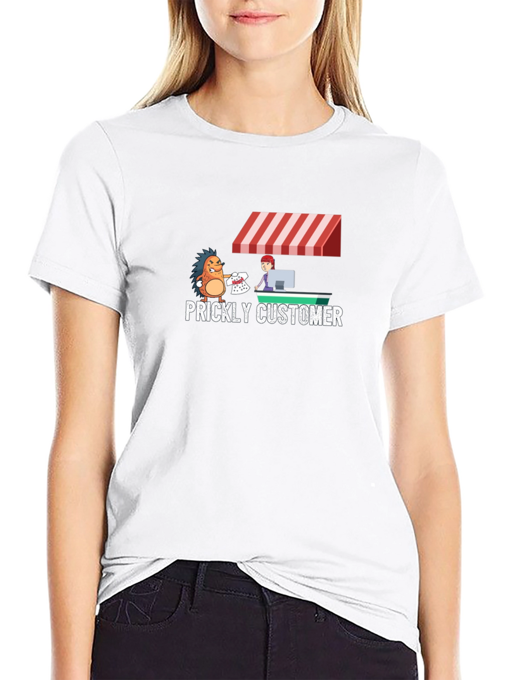 Prickly Customer Graphic T-Shirt