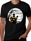 Spooky Haunted House Halloween T-Shirt