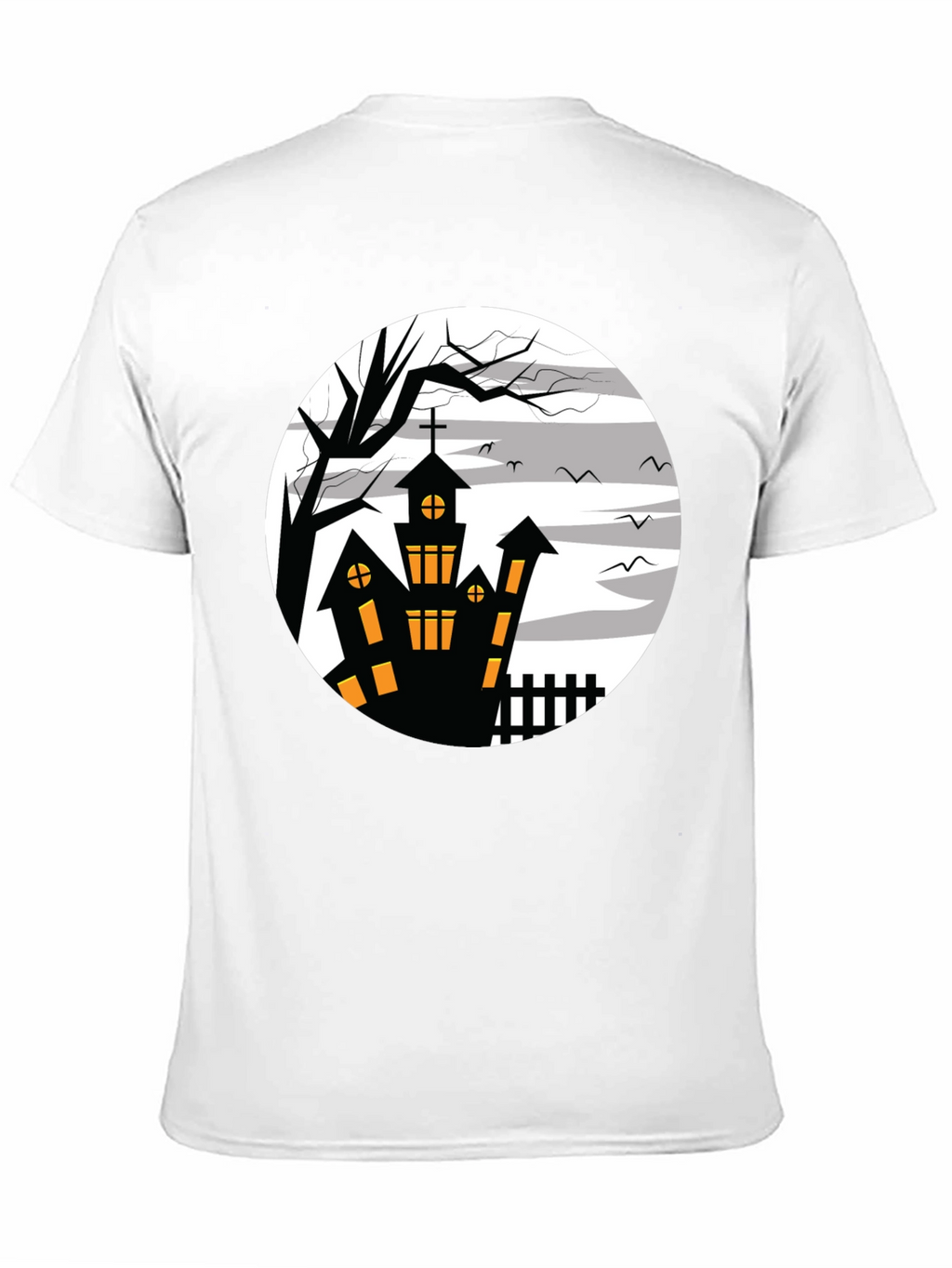 Spooky Haunted House Halloween T-Shirt
