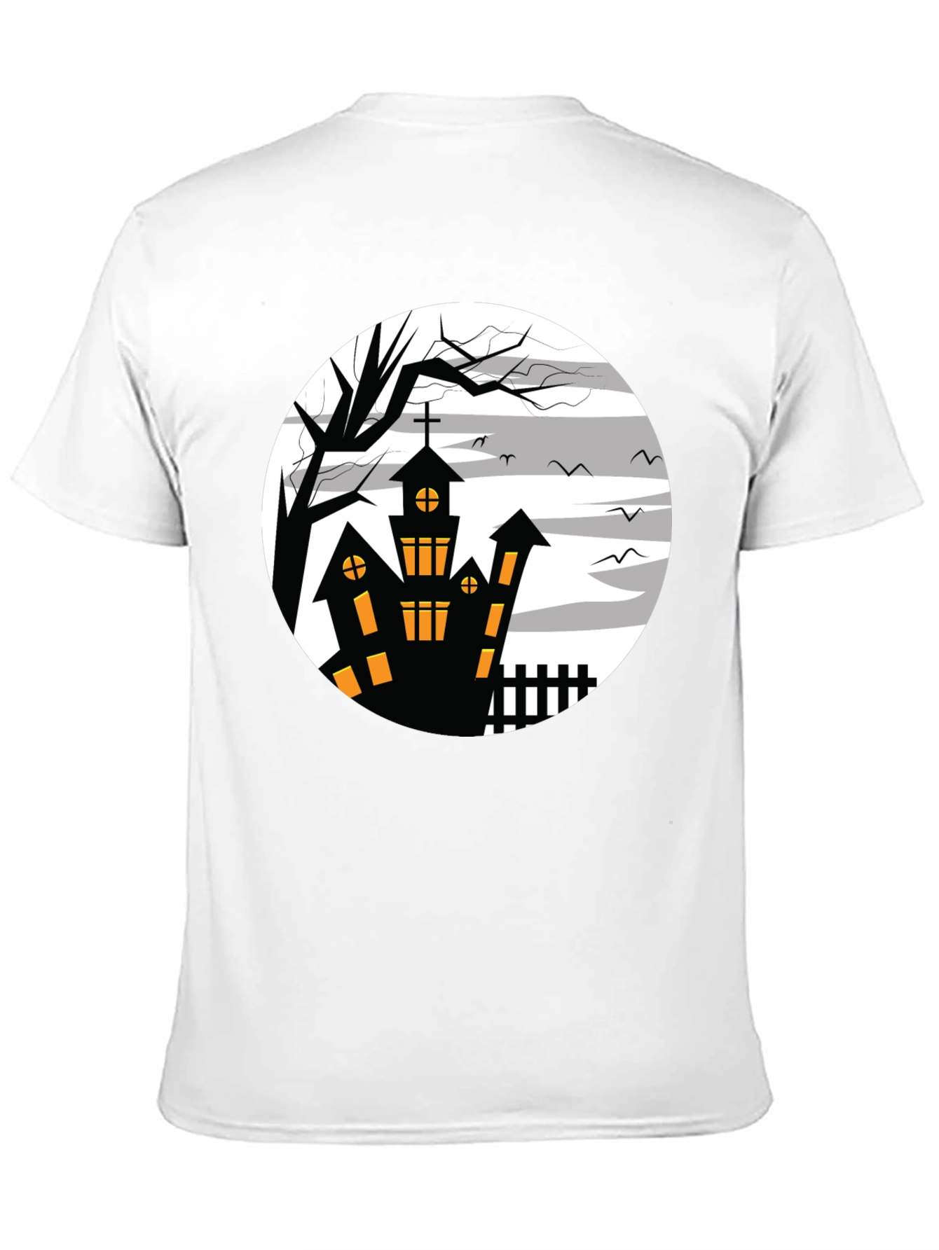 Spooky Haunted House Halloween T-Shirt