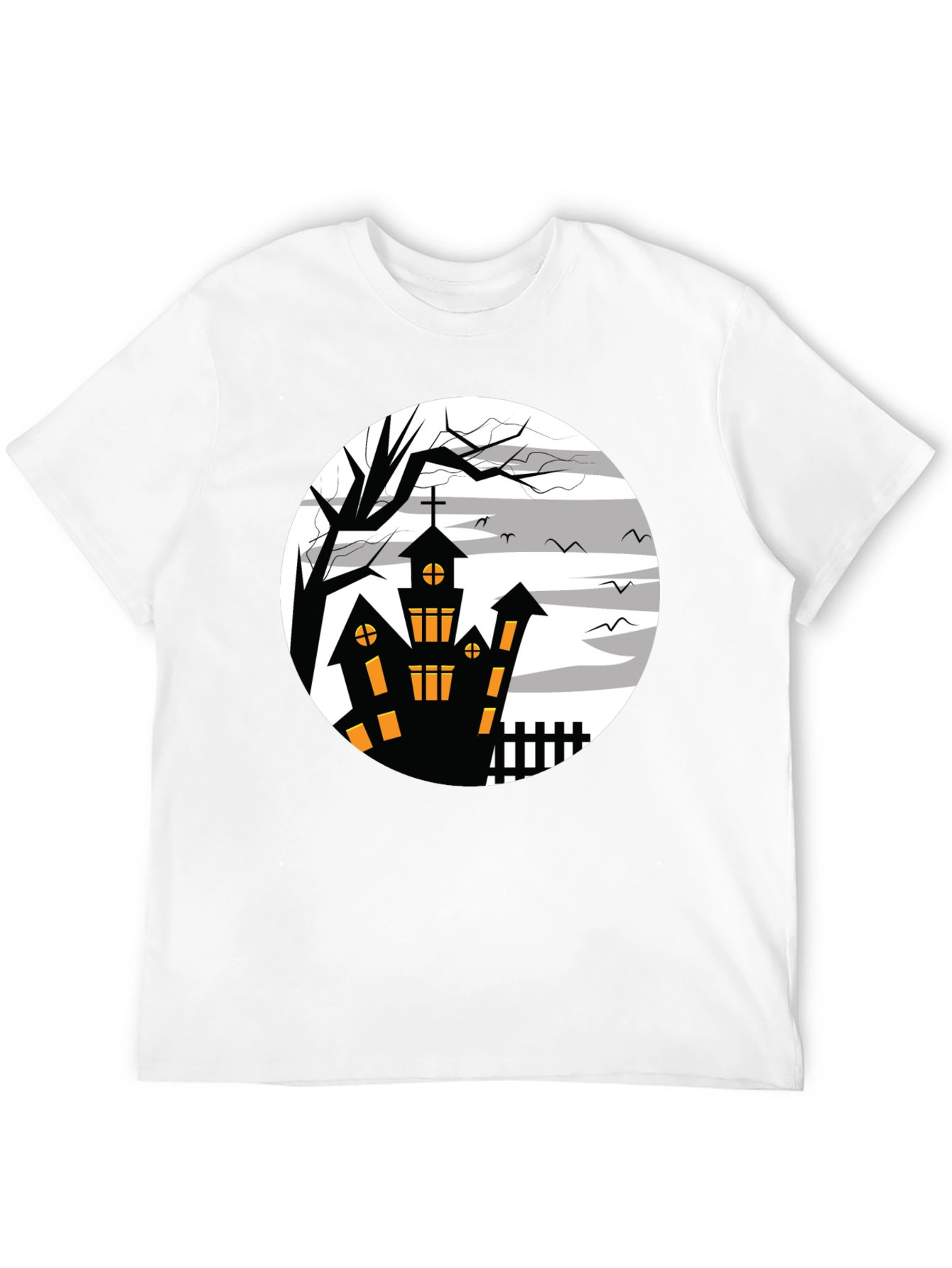 Spooky Haunted House Halloween T-Shirt
