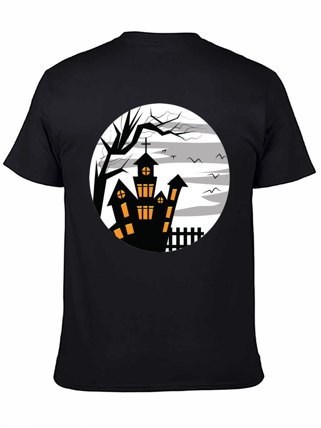 Spooky Haunted House Halloween T-Shirt