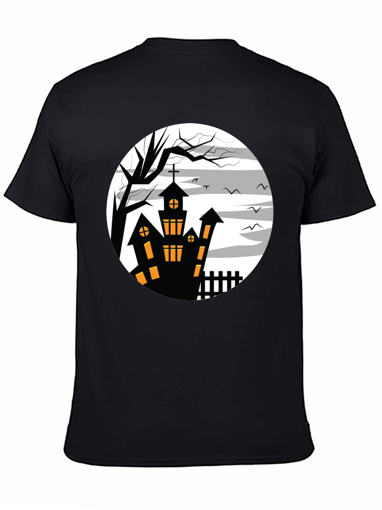 Spooky Haunted House Halloween T-Shirt