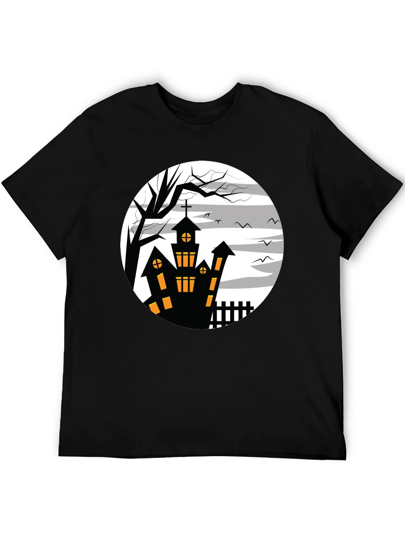 Spooky Haunted House Halloween T-Shirt