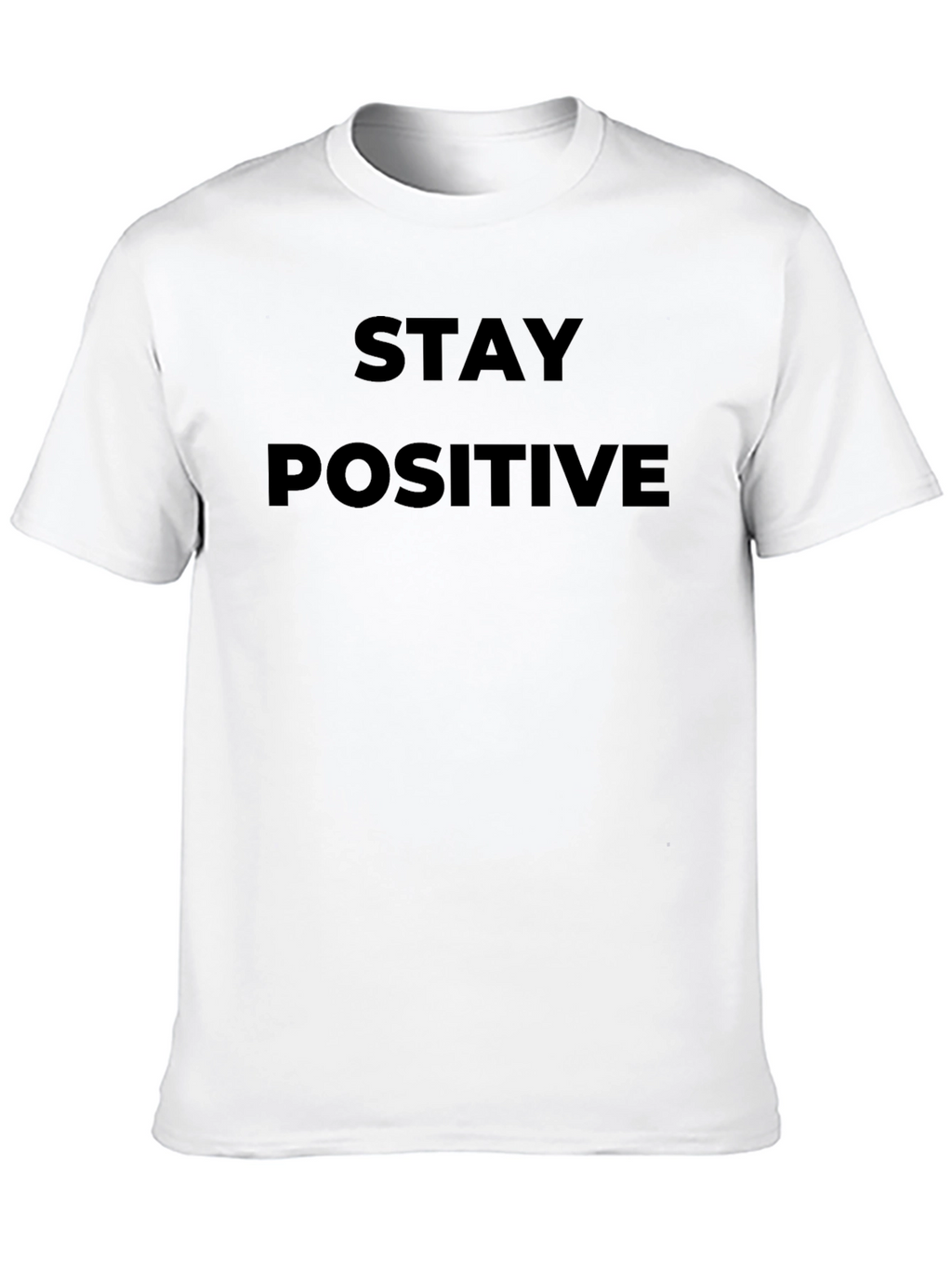 Stay Positive T-Shirt - Black Graphic Tee