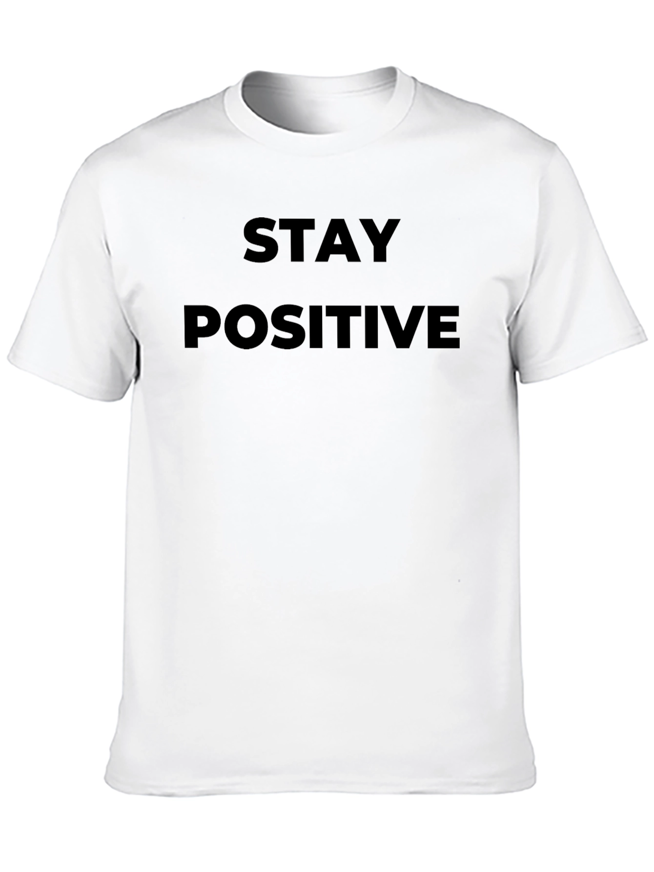 Stay Positive T-Shirt - Black Graphic Tee