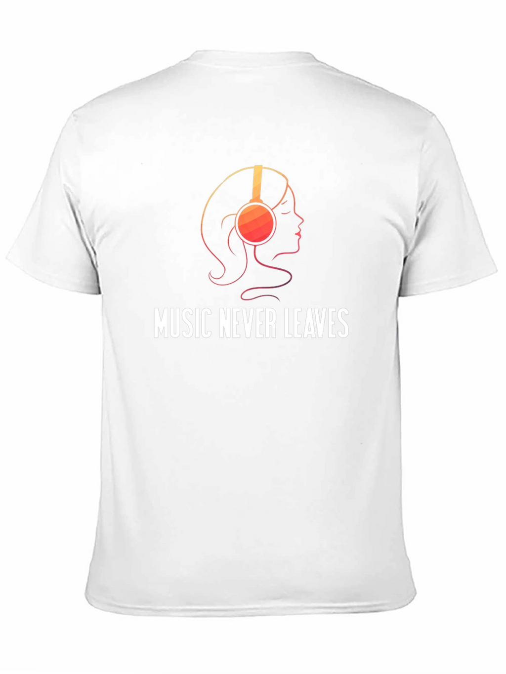 Music Never Leaves Black Graphic Tee