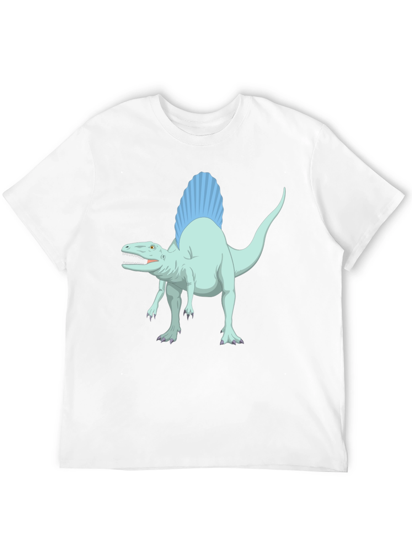 Spinosaurus Graphic Tee - Black Cotton T-Shirt
