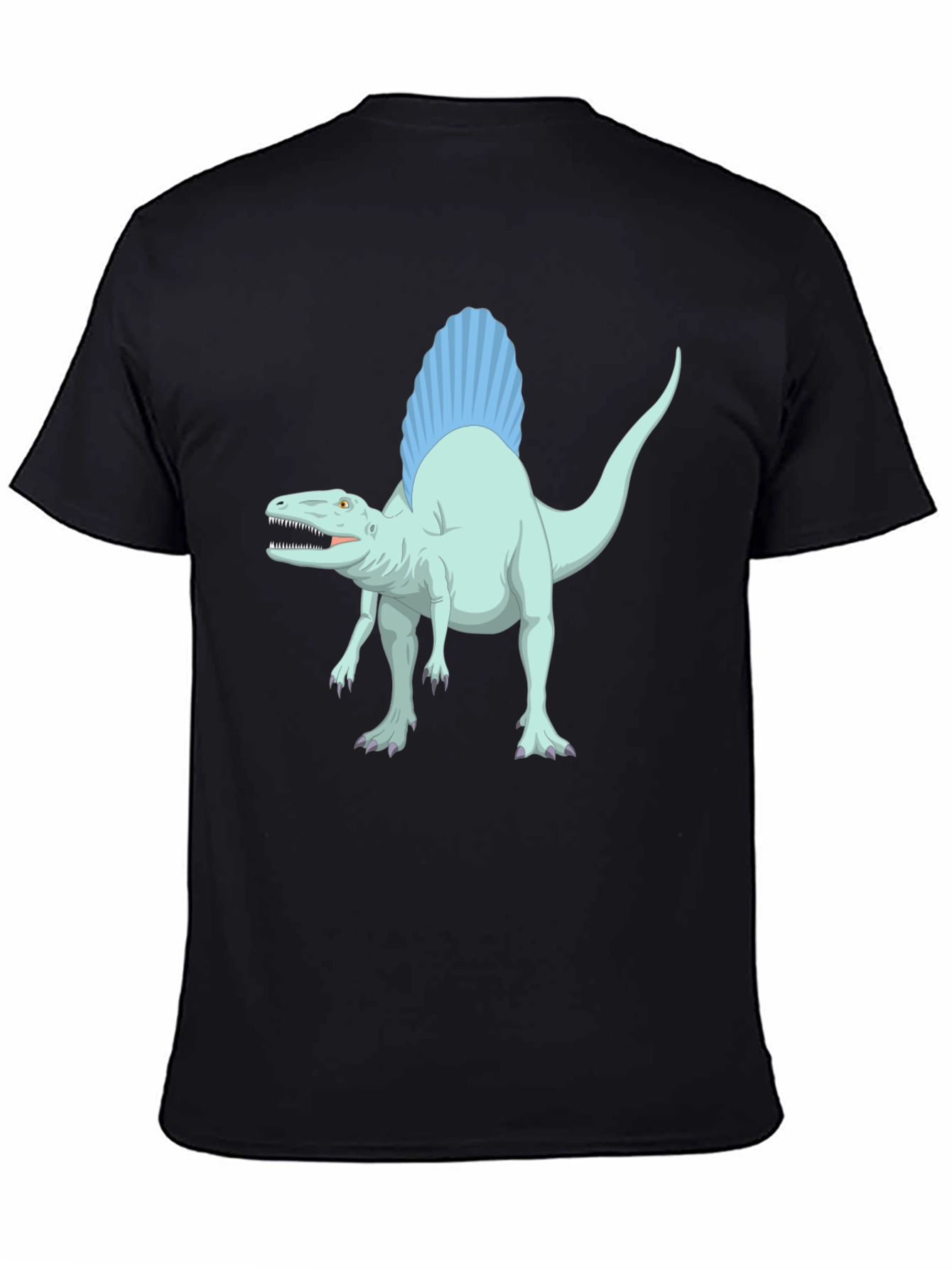 Spinosaurus Graphic Tee - Black Cotton T-Shirt