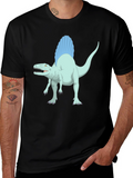 Spinosaurus Graphic Tee - Black Cotton T-Shirt