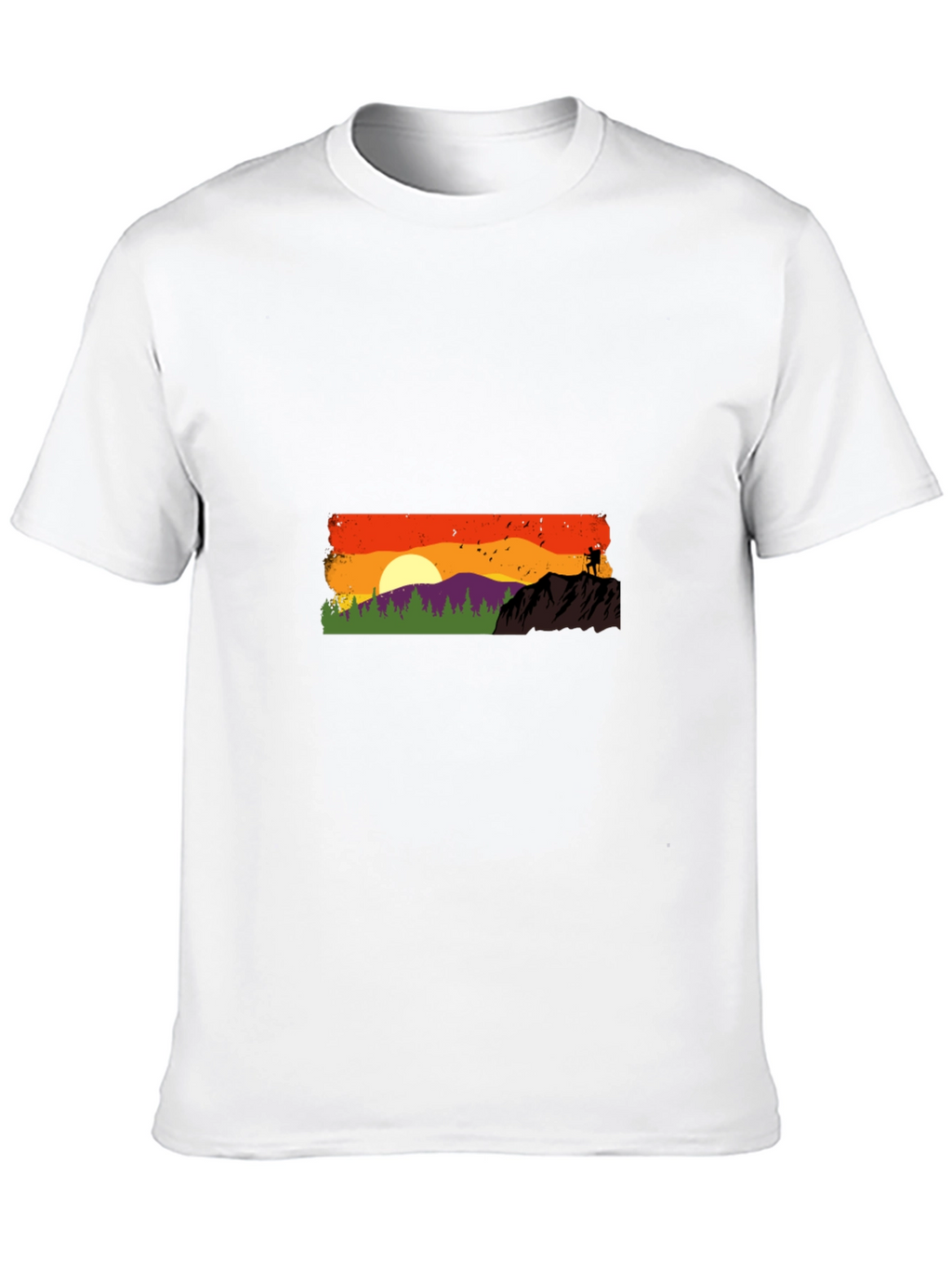 Sunset Hike Graphic Tee - Adventure Awaits!