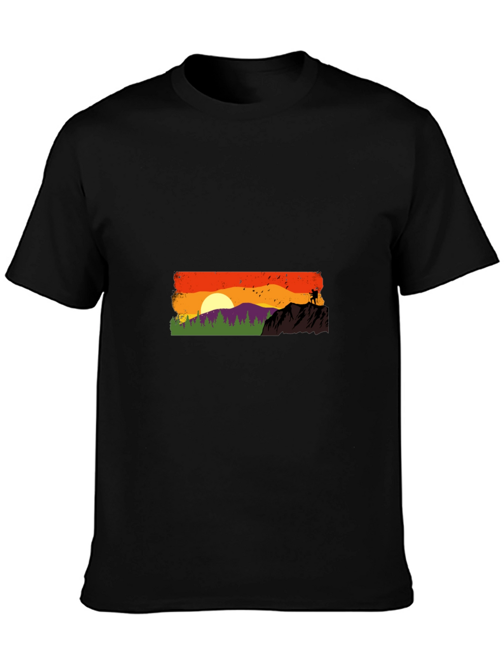 Sunset Hike Graphic Tee - Adventure Awaits!