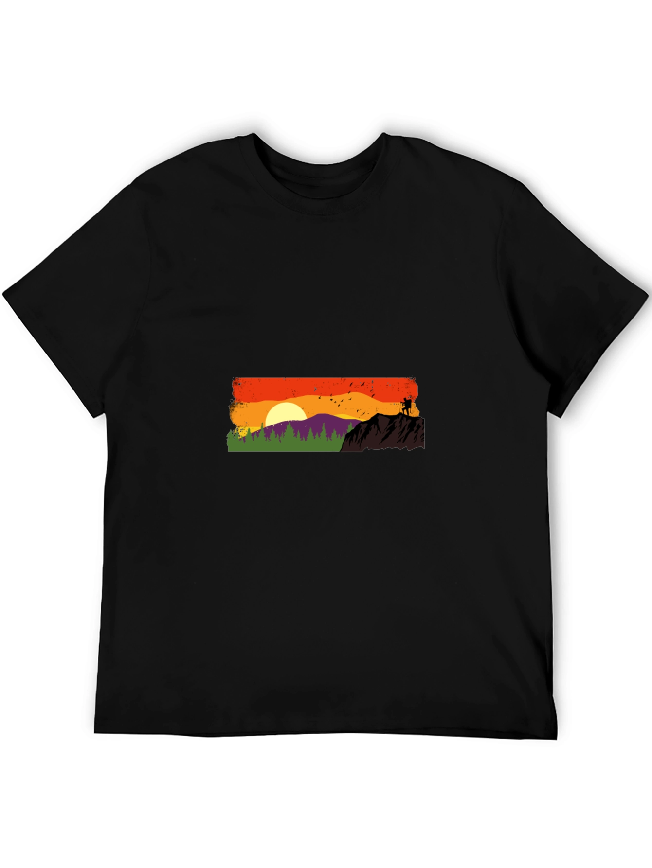 Sunset Hike Graphic Tee - Adventure Awaits!