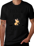 Follow Your Arrow Graphic Tee - Unique Dog Design