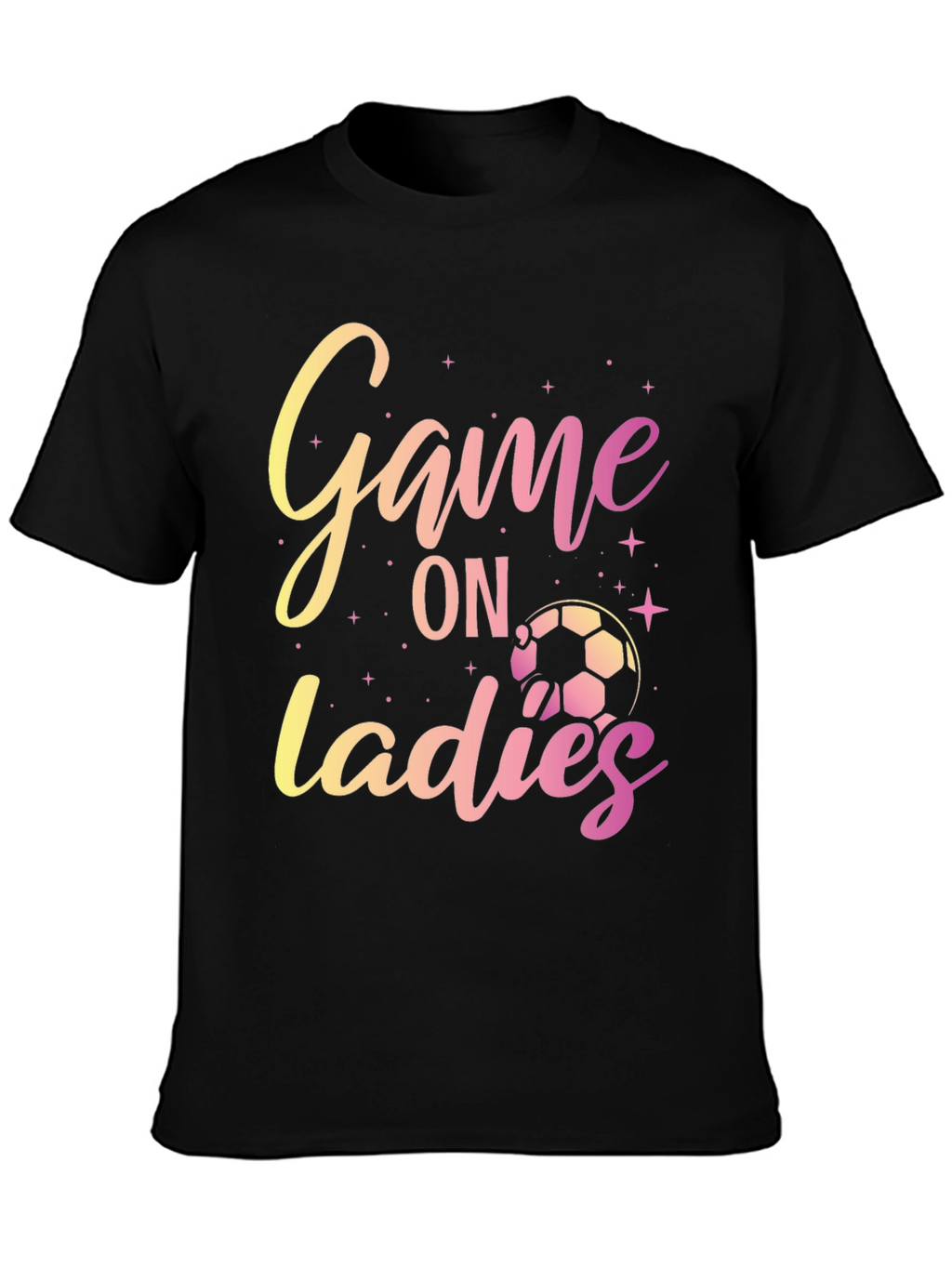 Game On Ladies T-Shirt - Soccer Design