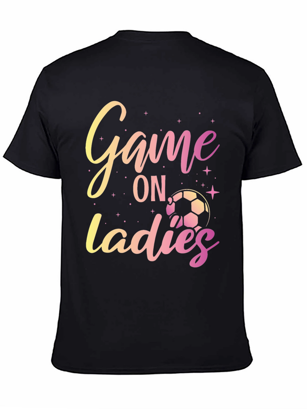 Game On Ladies T-Shirt - Soccer Design
