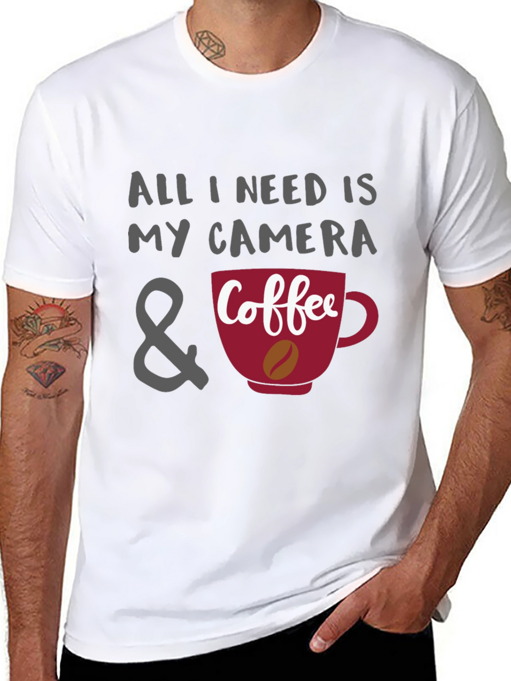 Camera & Coffee T-Shirt