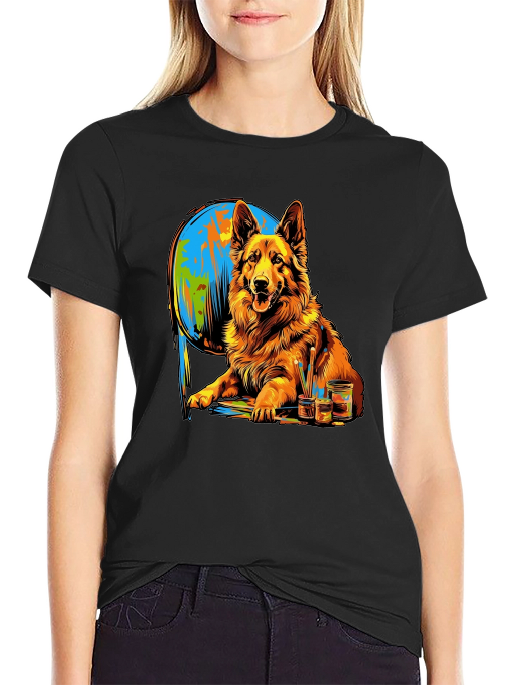 Dog Painting T-Shirt