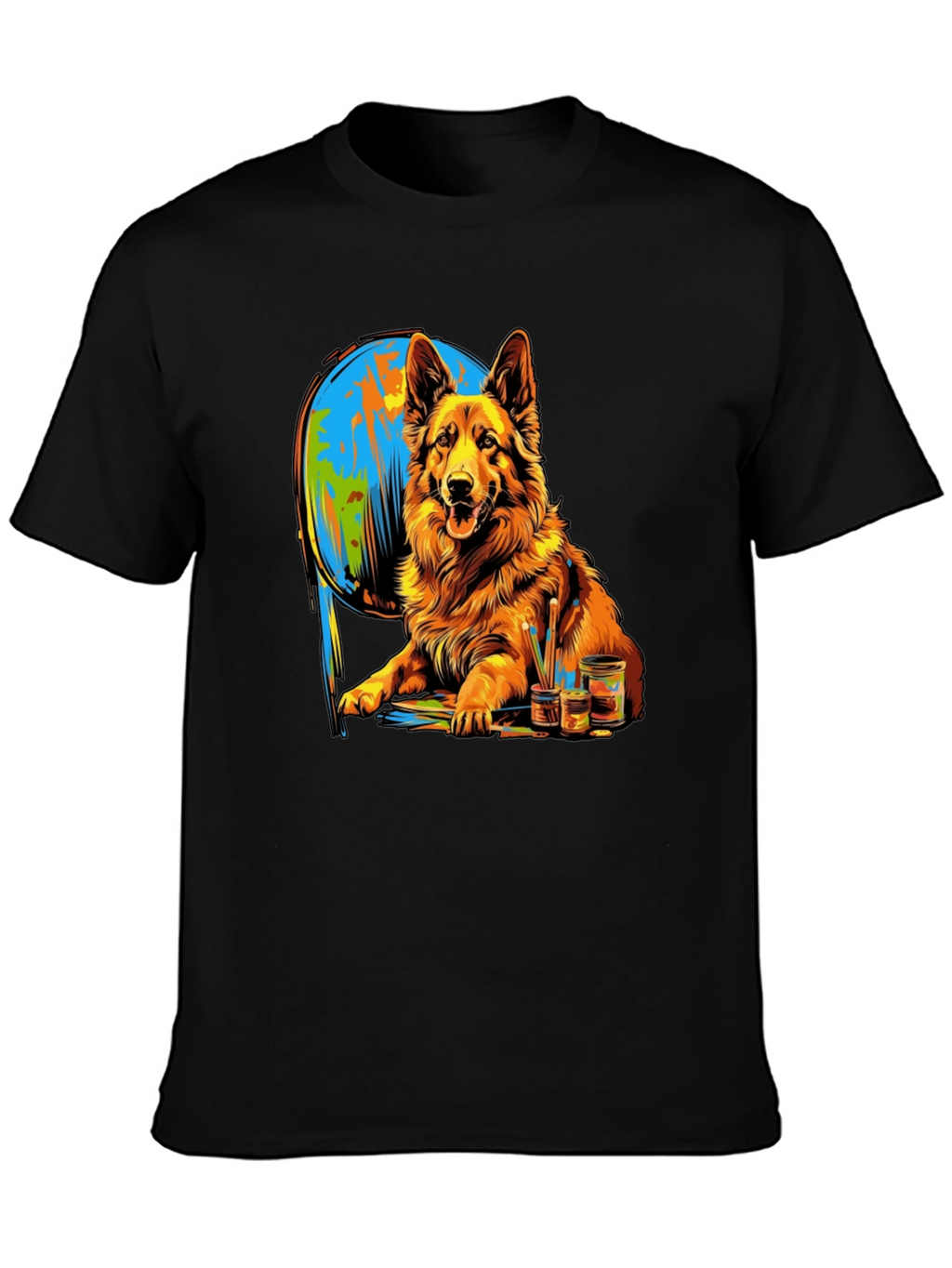 Dog Painting T-Shirt