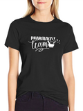 Pharmacist Team T-Shirt - Black Crew Neck Tee