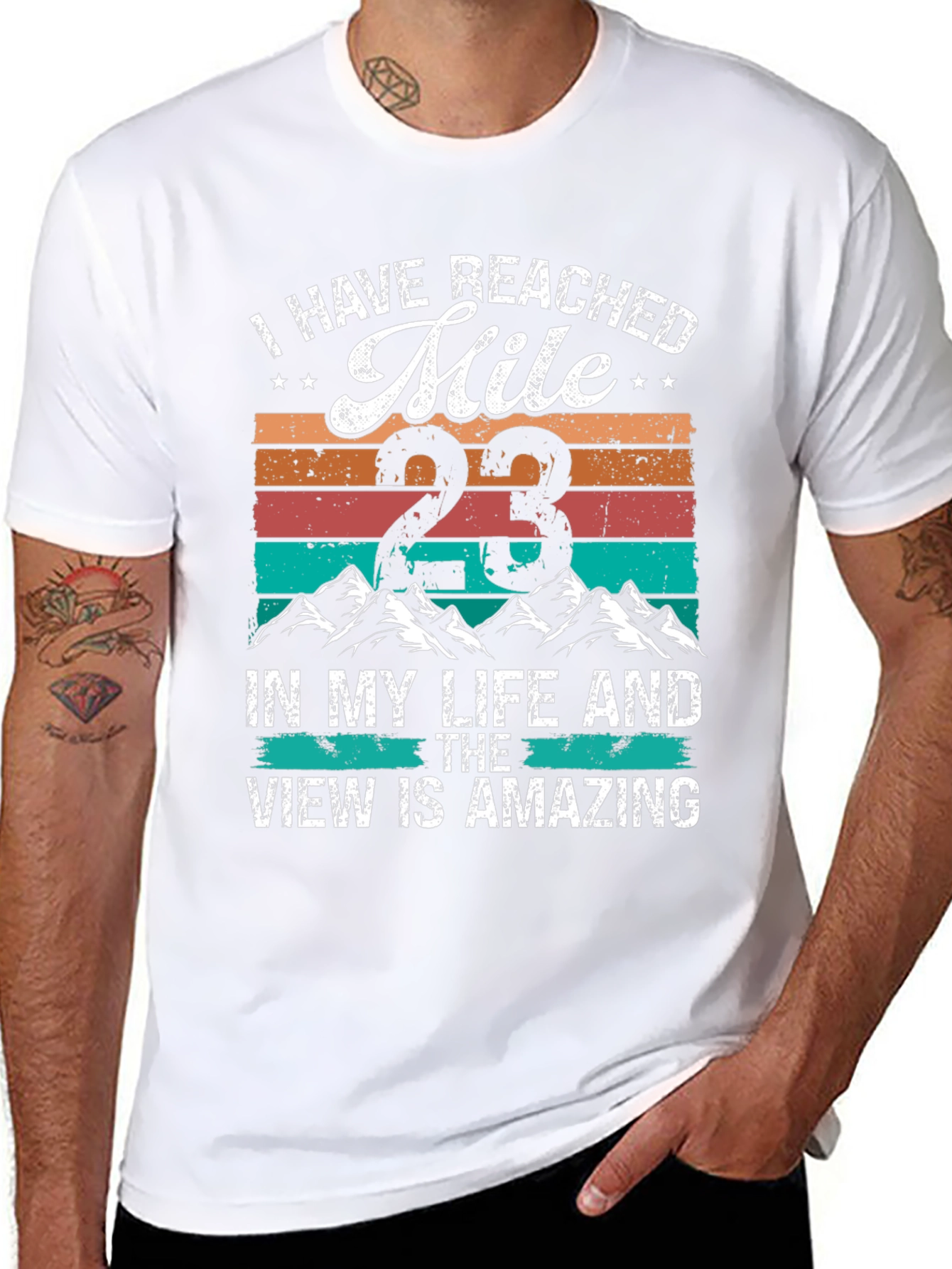 Mile 23 T-Shirt - Amazing View