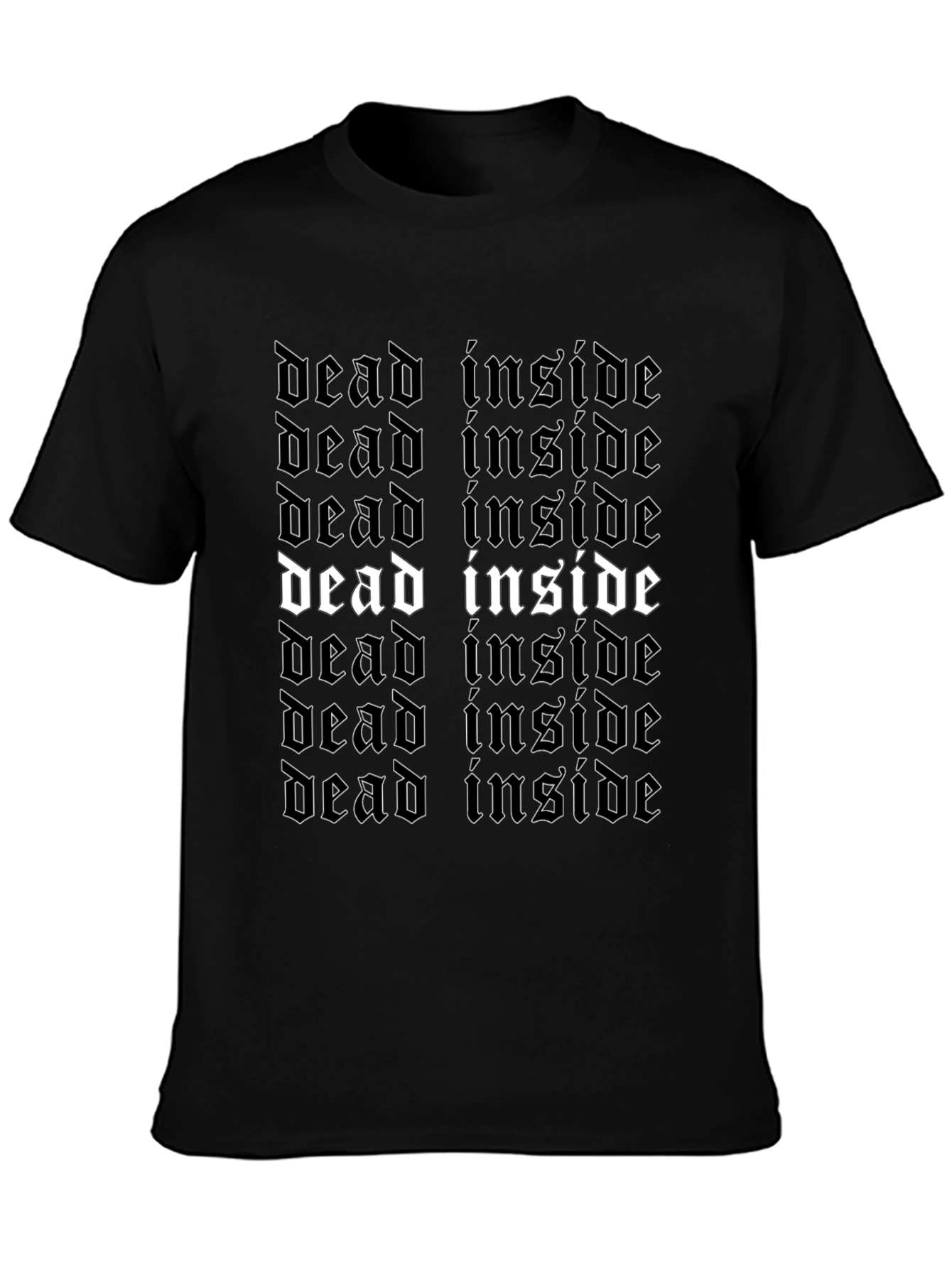 Dead Inside Gothic T-Shirt - Edgy Style